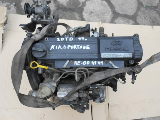 Двигатель KIA SPORTAGE 2, 0 TD 97г.