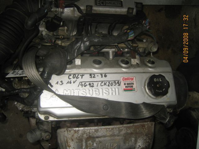 Mitsubishi Colt 92-96 двигатель 1, 3 1.3 12V 4G13 BJ92