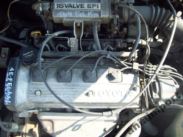 Двигатель TOYOTA COROLLA E10 4EFE 1.3 16V DOHC