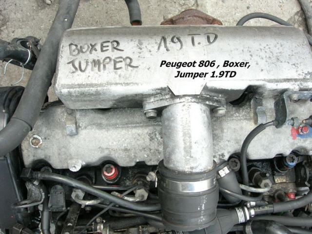 PEUGEOT 806 JUMPER 1.9 TD ;двигатель - гарантия
