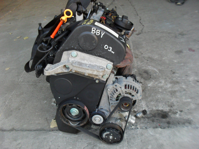 SEAT IBIZA II 1.4 16V BBY двигатель в сборе 2003