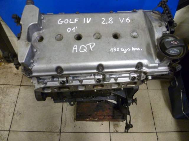 Двигатель AQP VW GOLF IV BORA 2.8 V6 VR6 204KM 2001г.