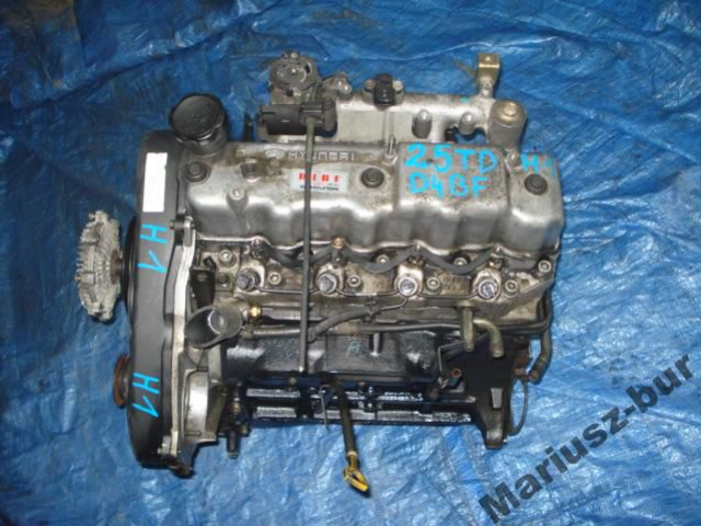Двигатель HYUNDAI H1 2.5 TD модель D4BFY