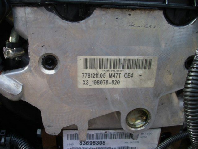 Двигатель BMW E60 E61 2.0D 163 л.с. M47T OE4 в сборе