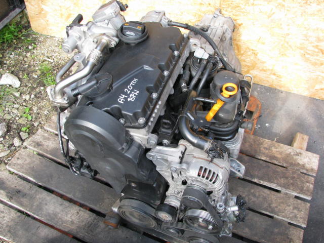 AUDI A4 B7 двигатель 2, 0TDI 8V модель ДВС BPW В отличном состоянии