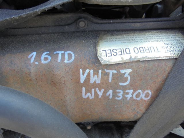 Двигатель в сборе VOLKSWAGEN VW TRANSPORTER T3 1.6 TD
