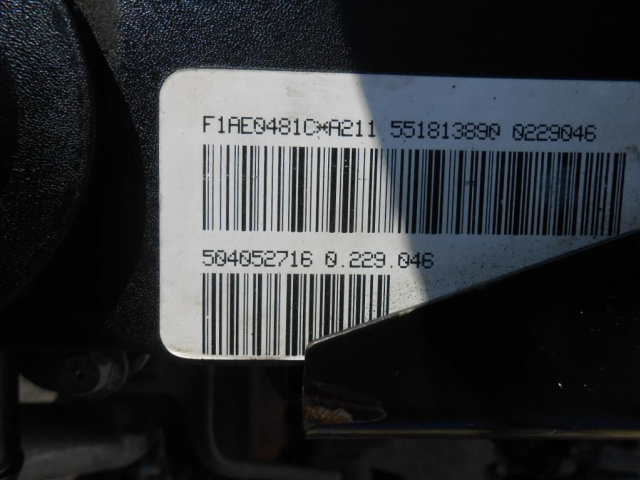 Двигатель FIAT DUCATO 2.3 JTD 05 год F1AE0481C