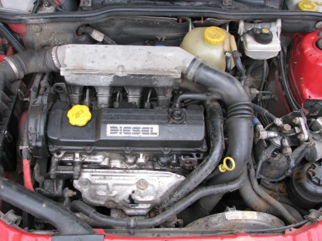 Opel Corsa B 1.5 TD двигатель в сборе ISUZU