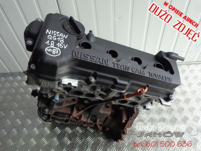 Двигатель Nissan Almera N16 Tino 1.8 16V QG18