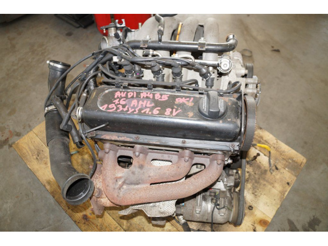 Двигатель AUDI A4 B5 1.6 8V AHL 193TYS! голый BEZ OSPR