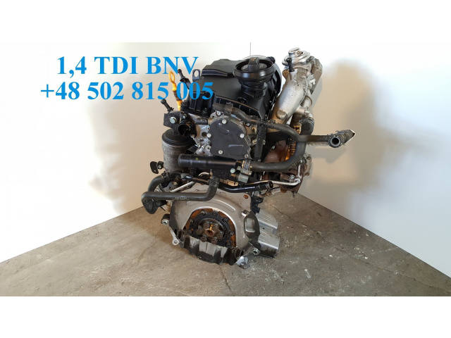 Двигатель 1, 4 TDI BNV SKODA FABIA 2 в сборе