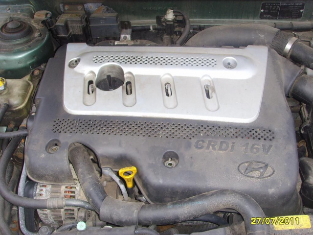Двигатель 2.0 crdi в сборе.Hyundai Elantra 2001г..