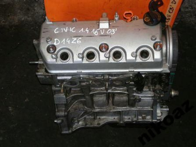 HONDA CIVIC 1.4 1, 4 16V 03 D14Z6 двигатель