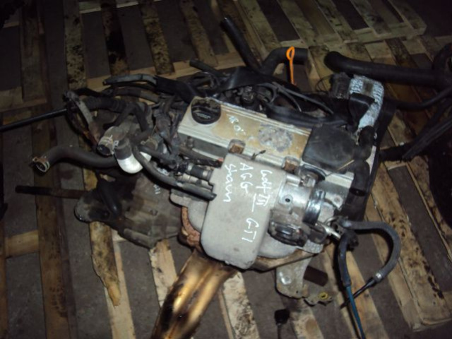 Двигатель в сборе + коробка передач VW Golf 2.0 8V AGG 96г.