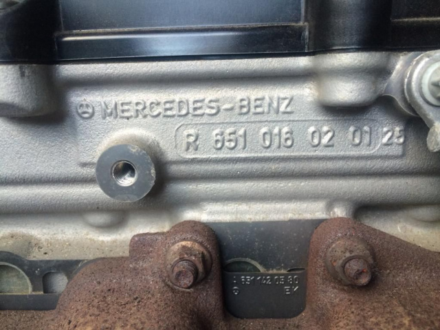 MERCEDES W204 2.2 CDI 651 двигатель в сборе