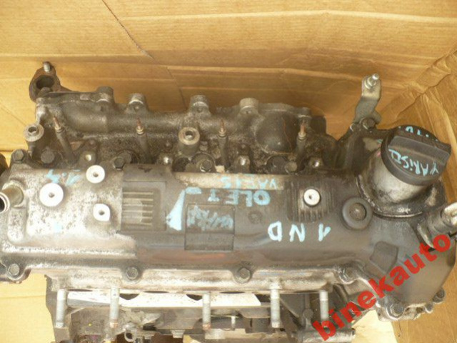 Двигатель голый без навесного оборудования TOYOTA YARIS 1.4 D4D