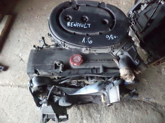 Двигатель RENAULT 1.6 бензин 1998 r.