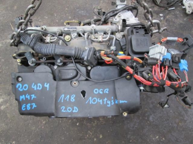 204D4 двигатель BMW E90 E91 1 E87 2.0 d