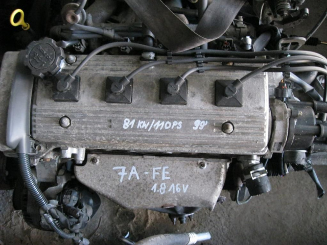 Двигатель TOYOTA AVENSIS I T22 1.8 16V 7AFE в сборе