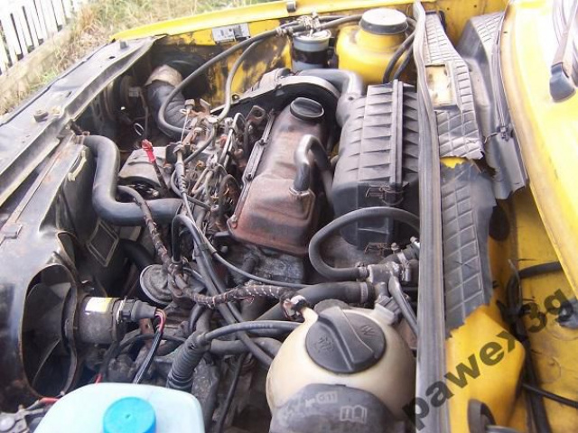 Двигатель 1.6 D VW GOLF II в сборе ZE коробка передач JETTA