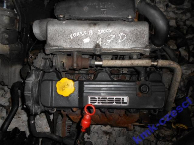 Двигатель Opel Corsa B 1.7 D