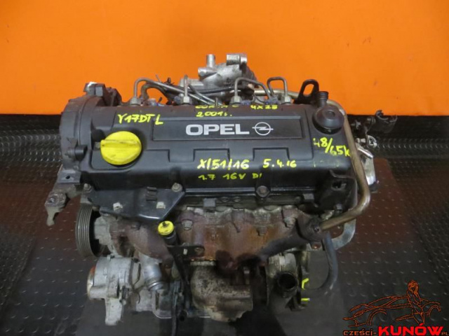 Двигатель OPEL CORSA C 1.7 ISUZU Y17DTL в сборе