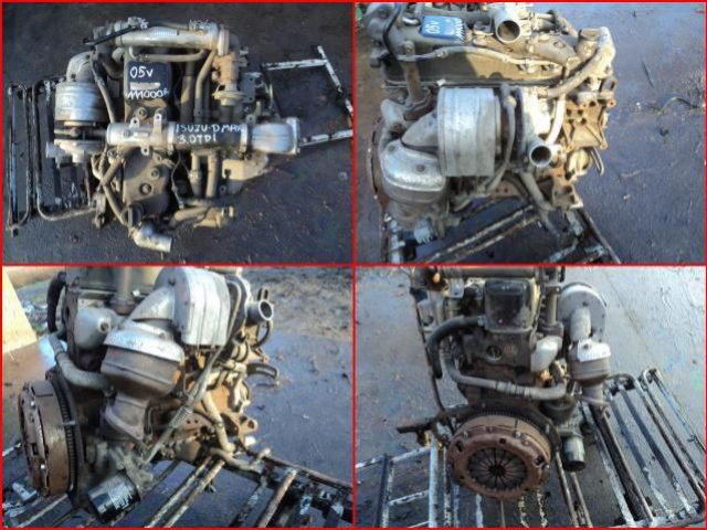 Двигатель ISUZU D-MAX 3.0 TDI поврежденный в сборе