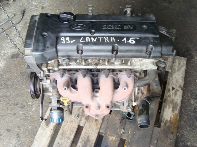 Двигатель hyundai lantra 1, 6 16v 99г.