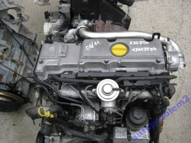 Двигатель Opel Astra II G Vectra B Zafira 2.0 DTI DTH