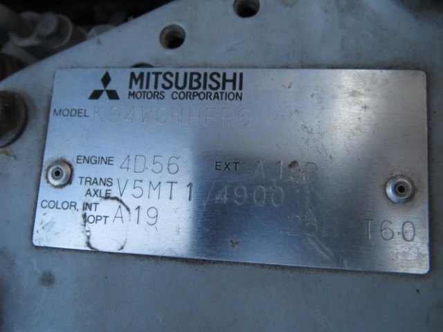 MITSUBISHI PAJERO L200 - двигатель 2.5TD 4D56 PALACY
