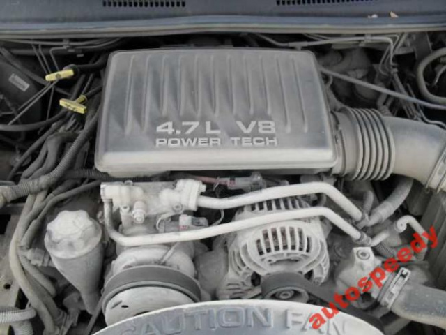 Двигатель 4.7 4, 7 V8 JEEP GRAND CHEROKEE DODGE 99-04