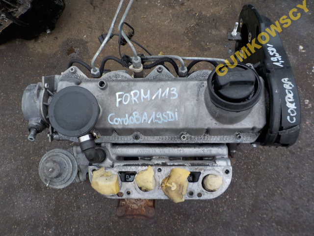 Двигатель AGP SEAT CORDOBA I 1.9SDI 68KM