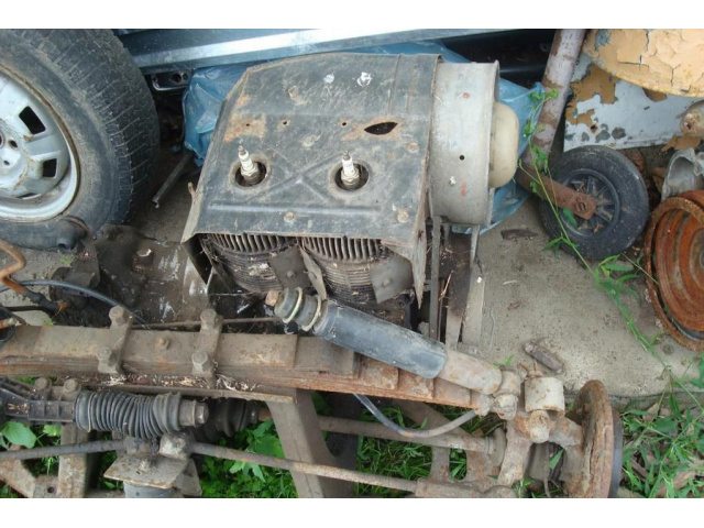 Двигатель trabant 601, в сборе z zawieszeniem