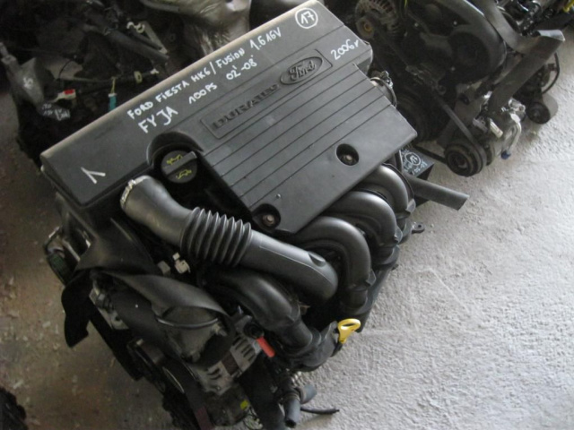 Двигатель FORD FIESTA MK6 FUSION 1.6 16V FYJA 02'-08'