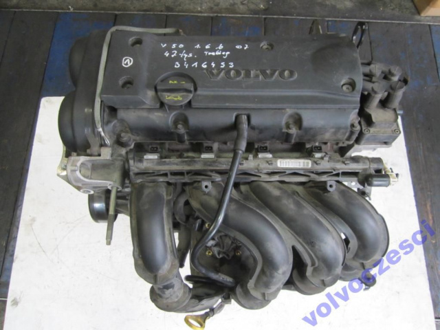 VOLVO S40 V50 C30 двигатель 1, 6 B4164S3 пробег 47TY