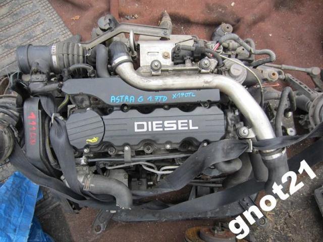 Двигатель OPEL ASTRA G 1.7 TD X17DTL
