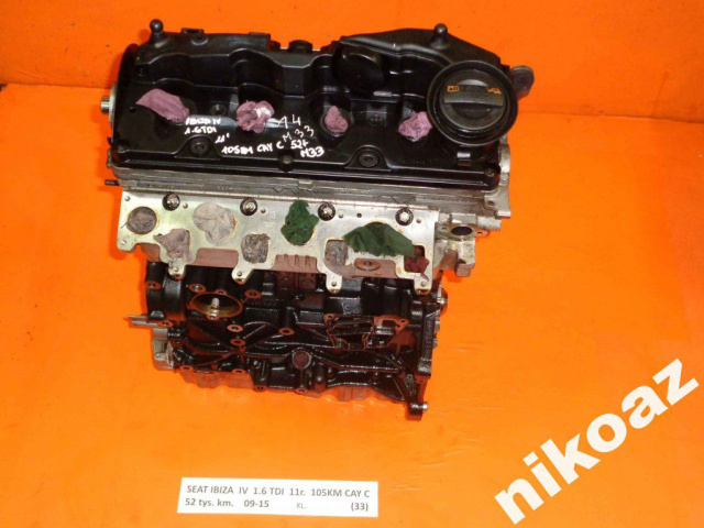 SEAT IBIZA IV 1.6 TDI 11 105 л.с. CAY C двигатель