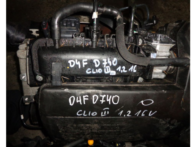 RENAULT CLIO III 3 THALIA двигатель 1, 2 16V D4F D740