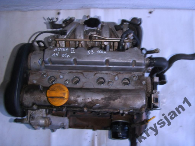 OPEL ASTRA II 2 G двигатель 1.4 16V 2001 год 53 000 m