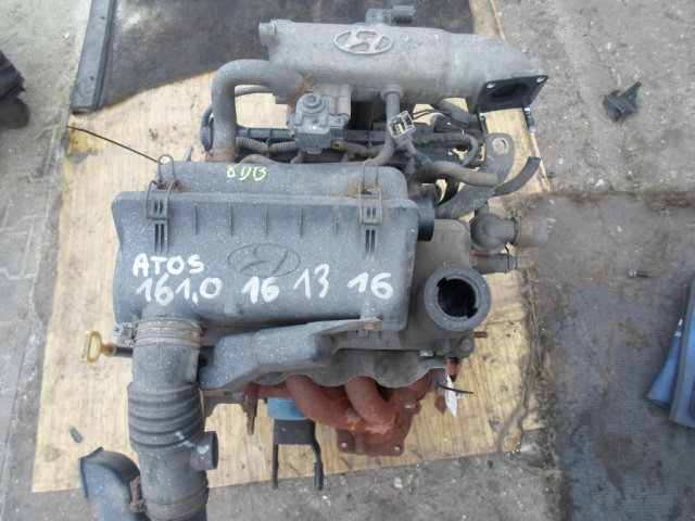 Hyundai Atos 97-02 двигатель 1, 0 kompresja в сборе