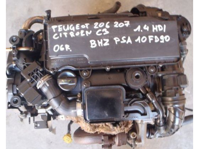 Двигатель CITROEN C3, PEGOUT 1, 4 HDI BHZ PSA 10FD90