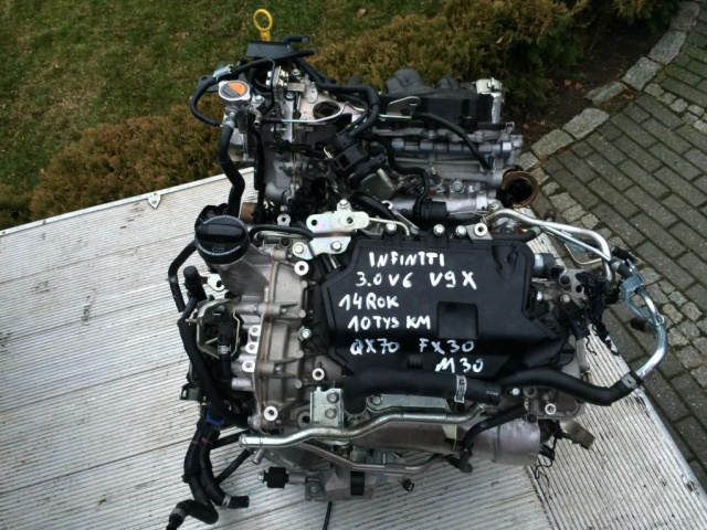 INFINITI двигатель V9X 3.0d V6 в сборе BEZ TURBINY