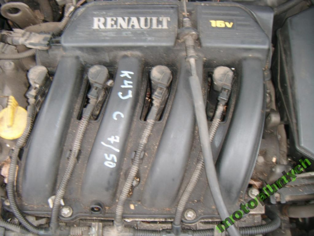 Двигатель k4j c 750 1.4 16v renault megane scenic vat