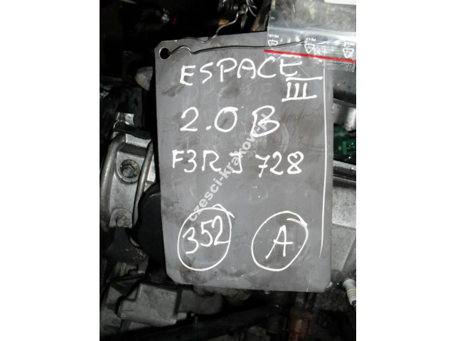 352. двигатель RENAULT ESPACE III LAGUNA I 2.0 B F3R