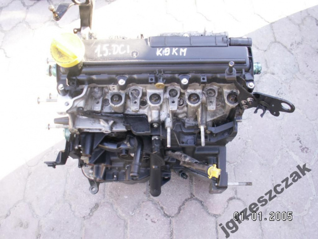 Двигатель renault clio modus 1, 5 dci K9 KM