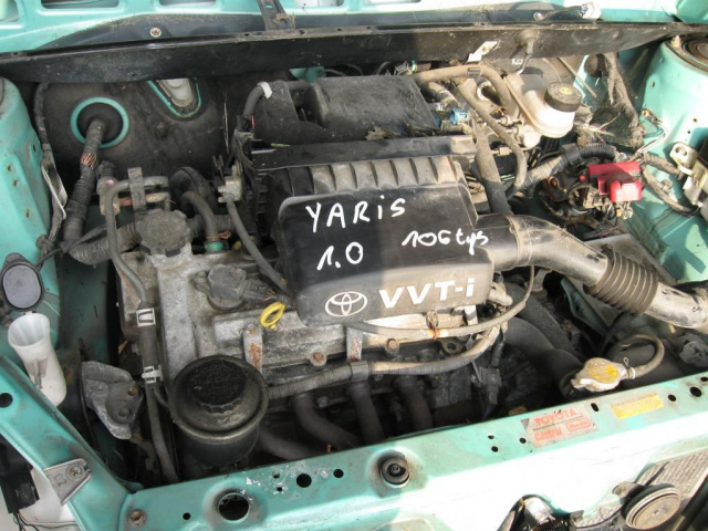 Двигатель TOYOTA YARIS 1.0 VVT-I 106 тыс KM !!!!