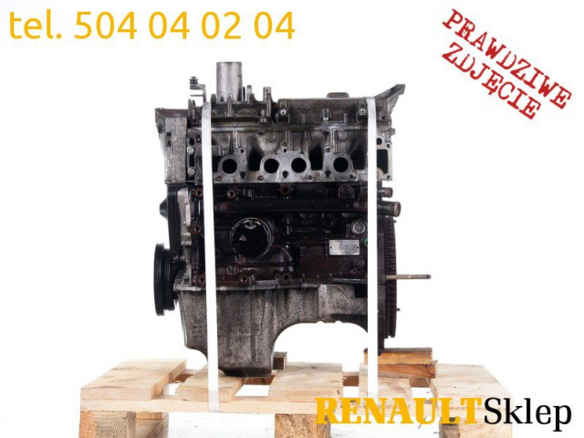Двигатель K7M 744 RENAULT CLIO II 1.6 8V 90 KM
