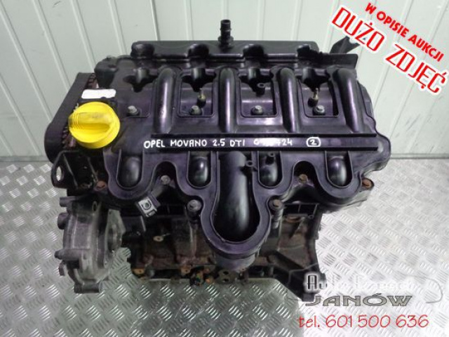 Двигатель Opel Vivaro 2.5 DTI DCI G9UA724 G9U A 724