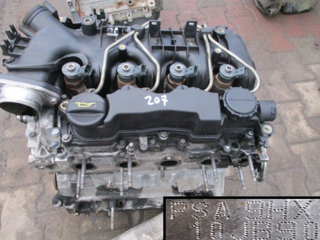 Двигатель PEUGEOT 207 1.6 HDI 9HX 10JB90 форсунки