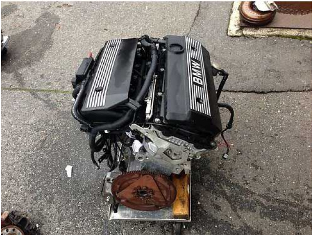 BMW E39 M54B25 двигатель в сборе e60 E46 навесное оборудование